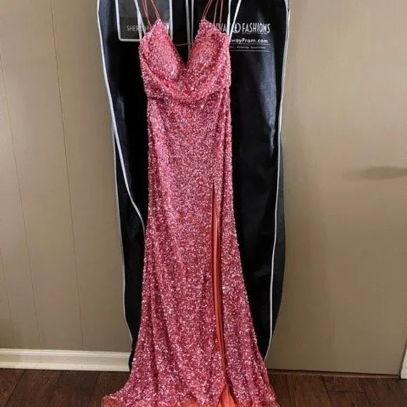 Sherri Hill - 2 piece Dress - Coral - Size 00 - Picture 1 of 6